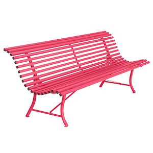 Banc 200cm LOUISIANE Fermob rose praline