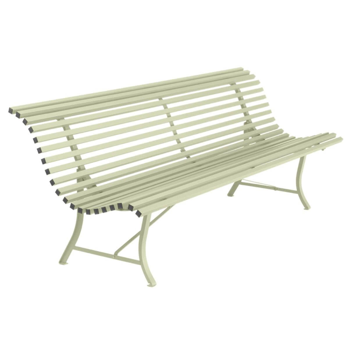 Banc 200cm LOUISIANE Fermob tilleul