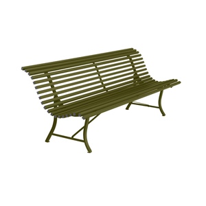Banc 200cm LOUISIANE Fermob vert pesto