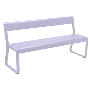 Banc avec dossier BELLEVIE Fermob guimauve