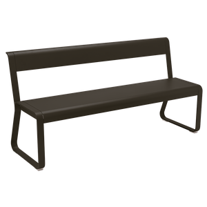 Banc avec dossier BELLEVIE Fermob tonka 