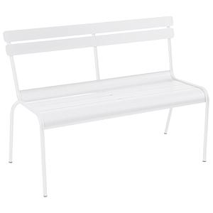 Banc avec dossier LUXEMBOURG Fermob Blanc Coton