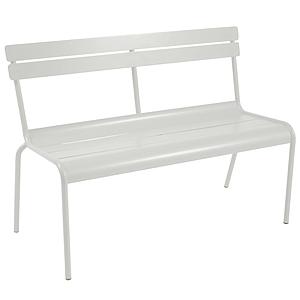 Banc avec dossier LUXEMBOURG Fermob Gris métal