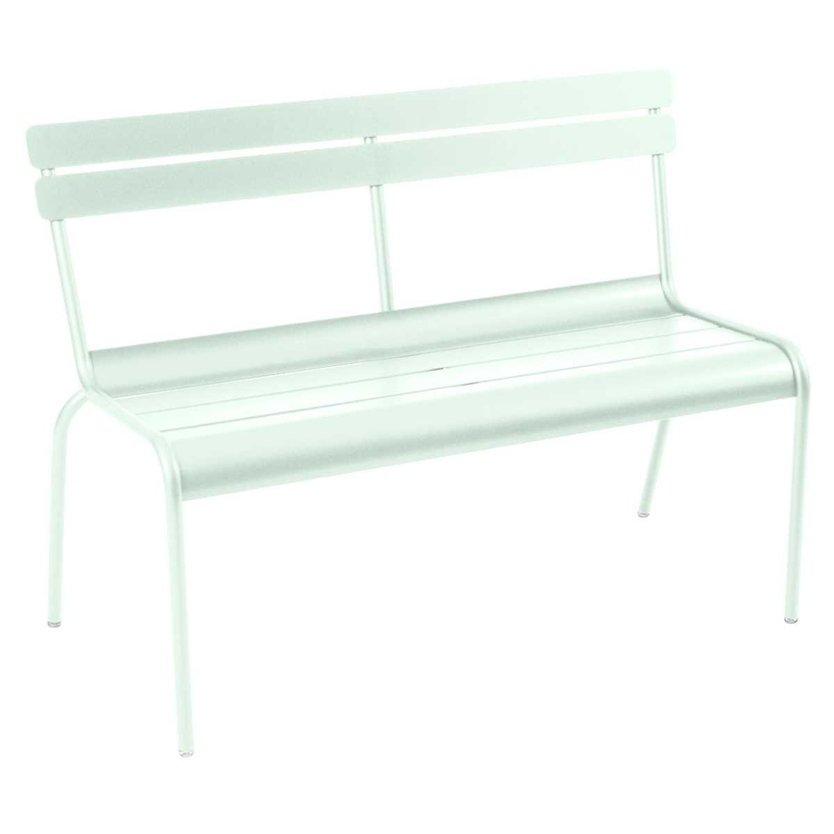 Banc avec dossier LUXEMBOURG Fermob menthe glaciale