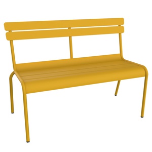 Banc avec dossier LUXEMBOURG Fermob miel NEW 