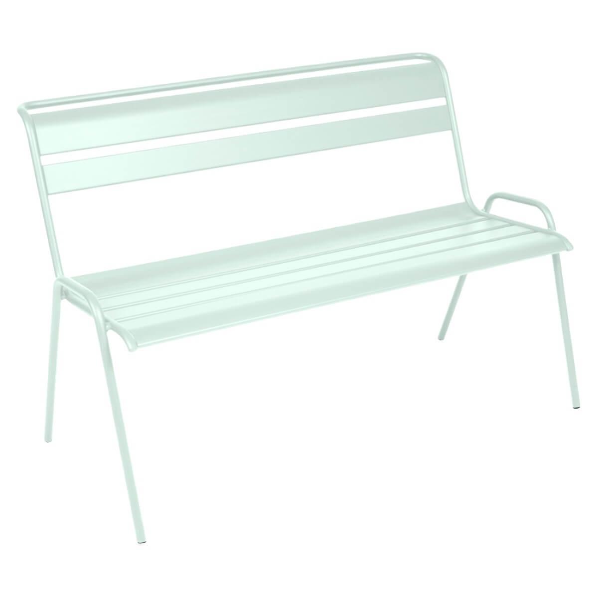 Banc avec dossier MONCEAU Fermob menthe glaciale