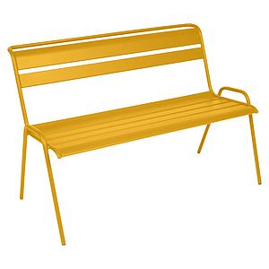 Banc avec dossier MONCEAU Fermob miel