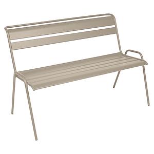 Banc avec dossier MONCEAU Fermob muscade