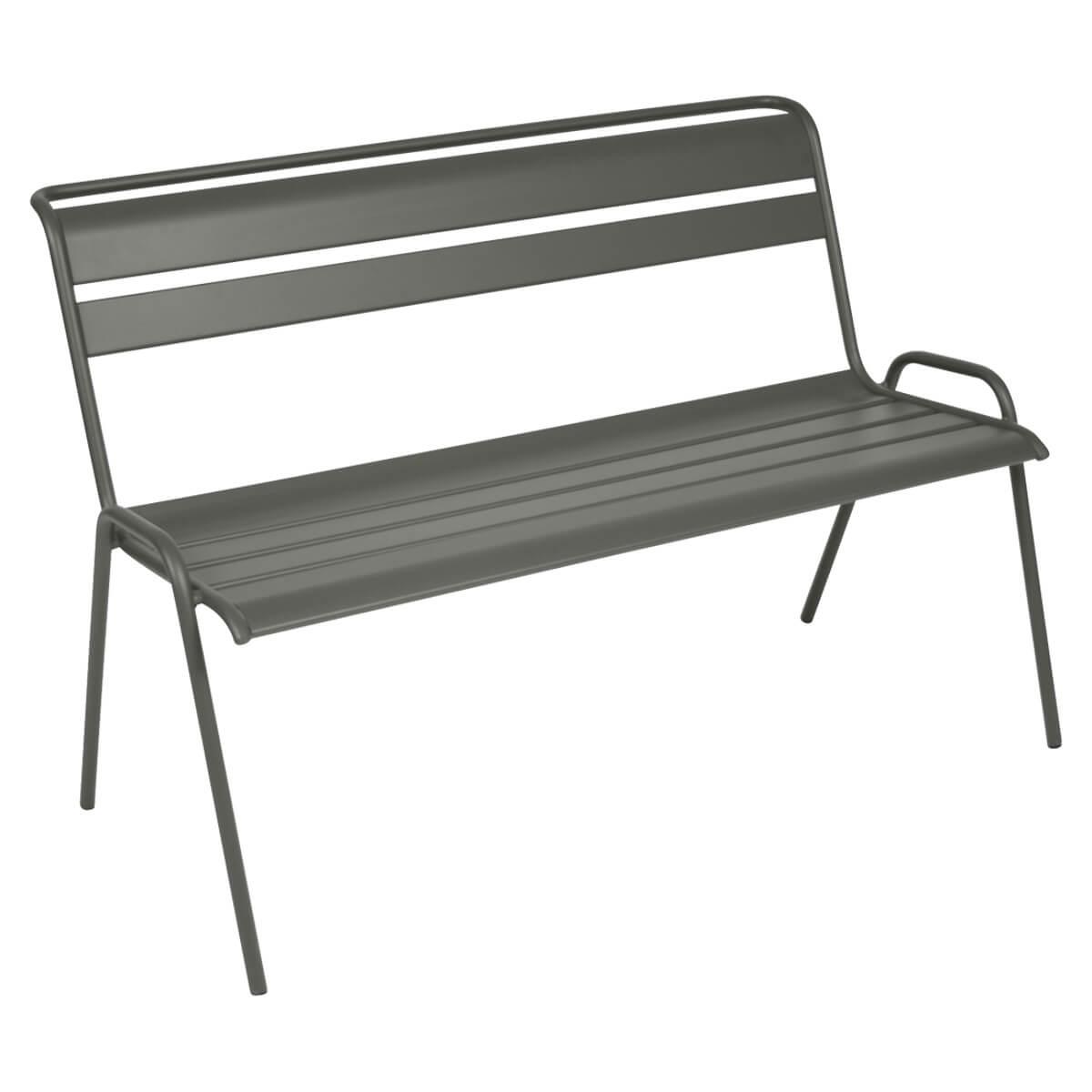 Banc avec dossier MONCEAU Fermob romarin