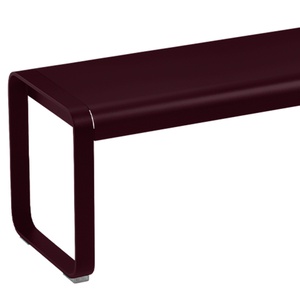 Banc BELLEVIE PREMIUM Fermob cerise noire