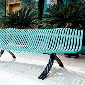 Banc CHARIVARI Fermob blanc coton