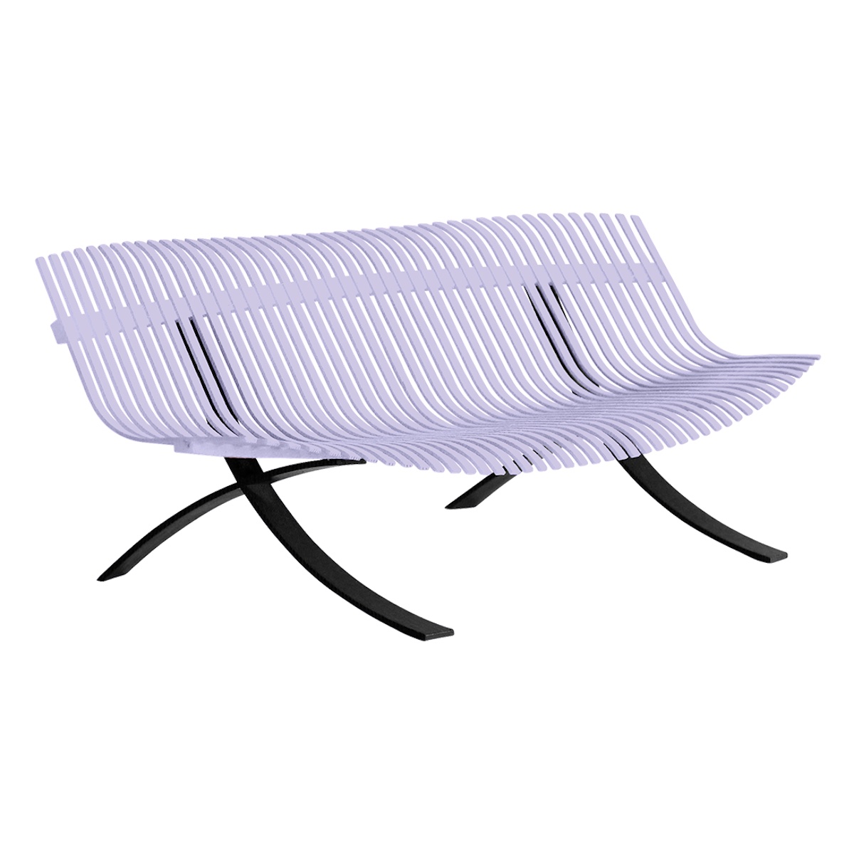 Banc CHARIVARI Fermob guimauve