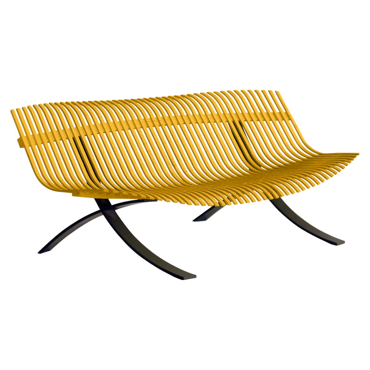 Banc CHARIVARI Fermob miel NEW