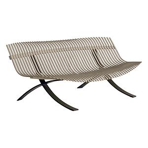 Banc CHARIVARI Fermob Muscade