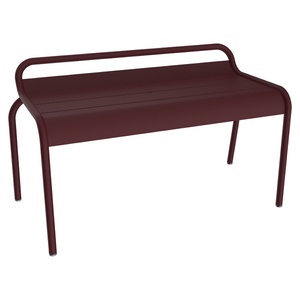Banc compact 2P LUXEMBOURG  Fermob cerise noire