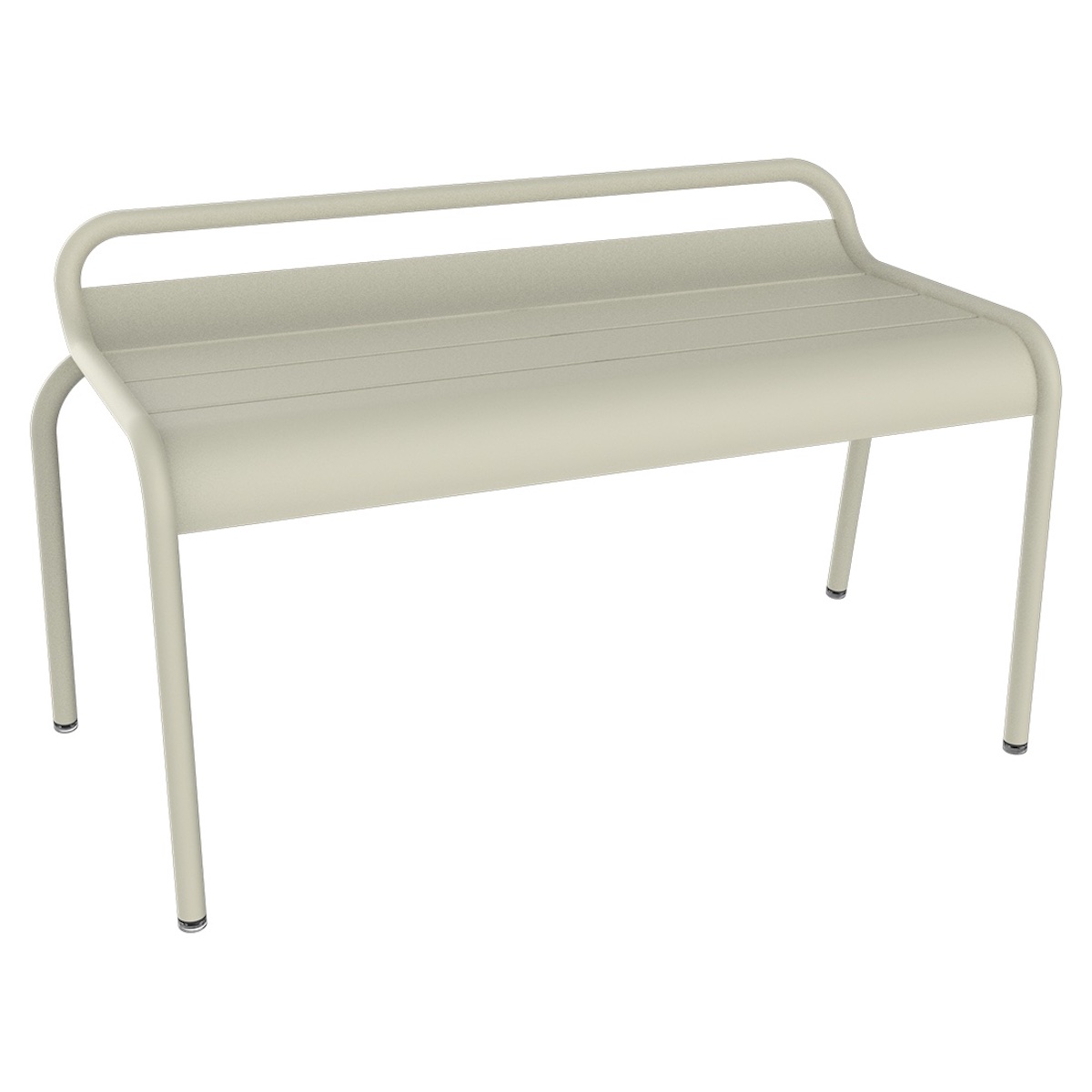Banc compact 2P LUXEMBOURG  Fermob gris argile