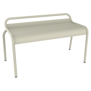 Banc compact 2P LUXEMBOURG  Fermob gris argile