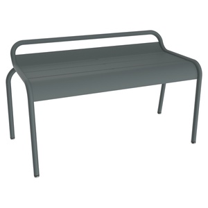 Banc compact 2P LUXEMBOURG  Fermob gris orage