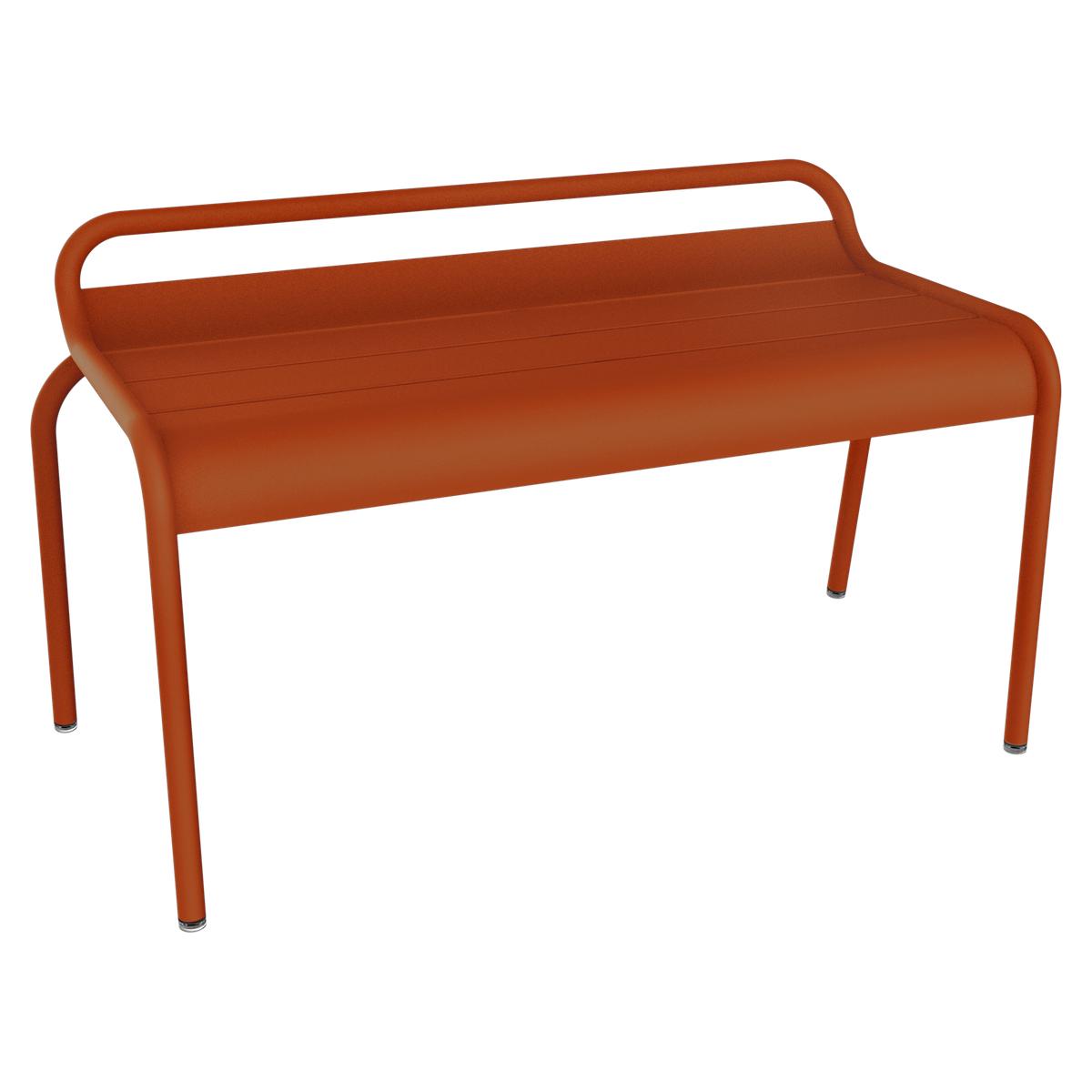 Banc compact 2P LUXEMBOURG Fermob orange confite