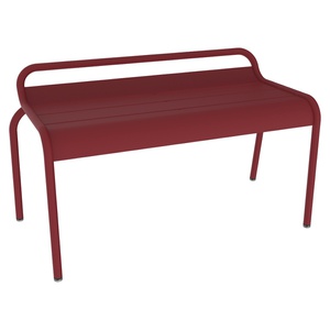 Banc compact 2P LUXEMBOURG  Fermob piment
