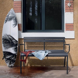Banc de jardin 2 places avec accoudoirs LUXEMBOURG Fermob miel new