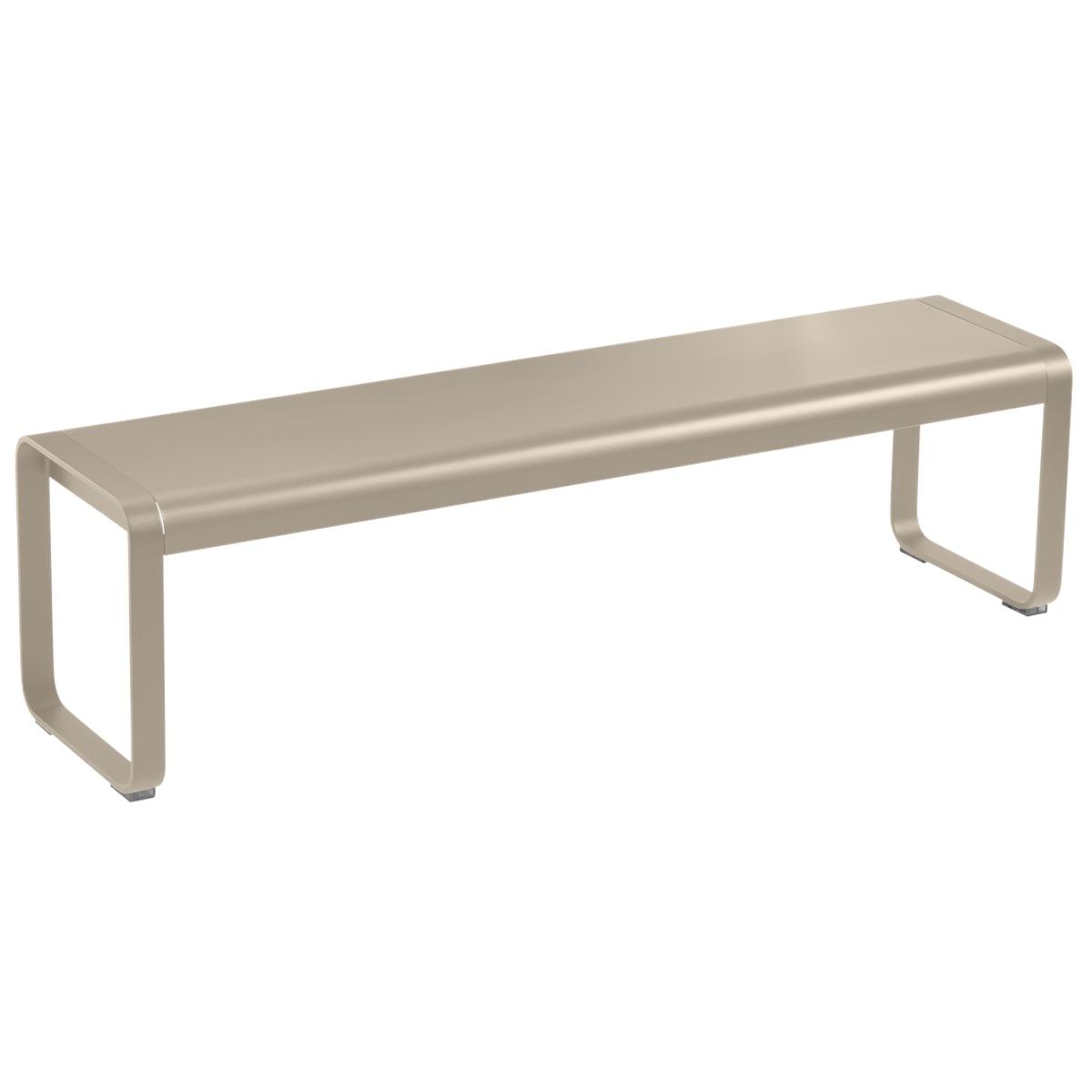 Banc de jardin BELLEVIE Fermob Brun muscade