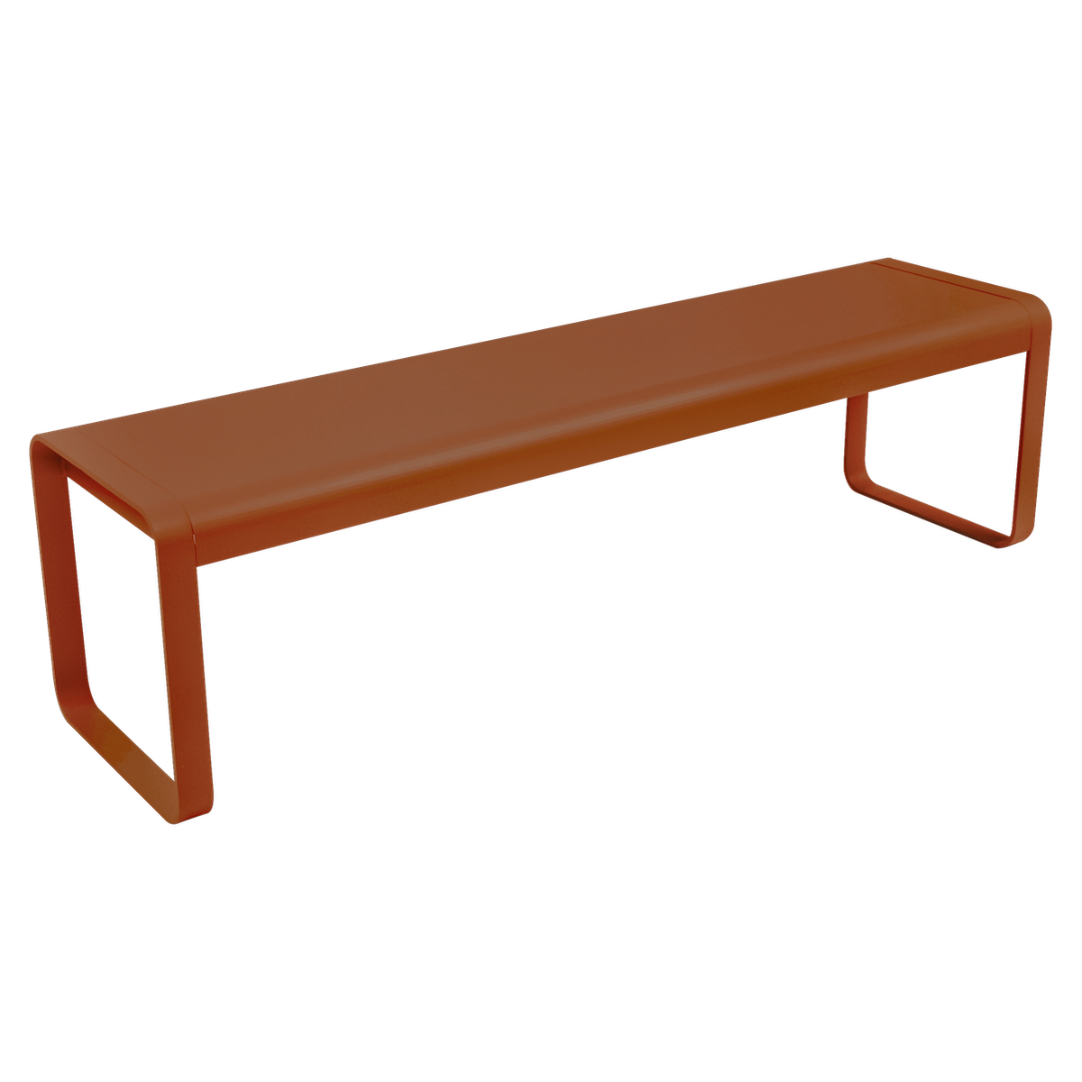 Banc de jardin BELLEVIE Fermob orange confite
