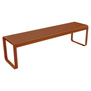 Banc de jardin BELLEVIE Fermob orange confite