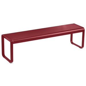 Banc de jardin BELLEVIE Fermob Rouge piment