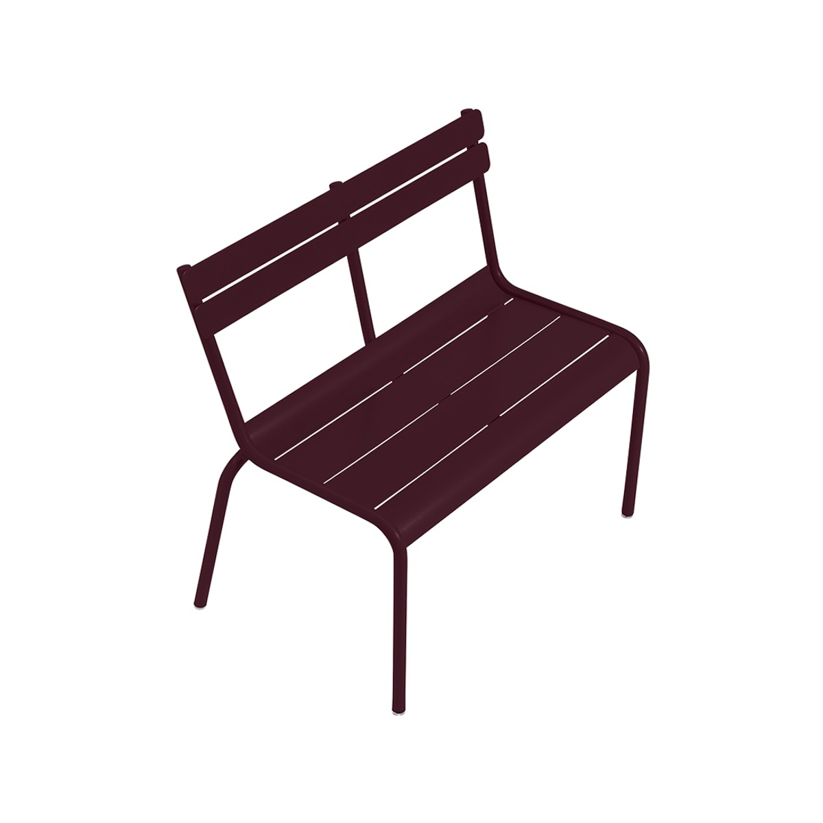 Banc LUXEMBOURG KIDS Fermob cerise noire 
