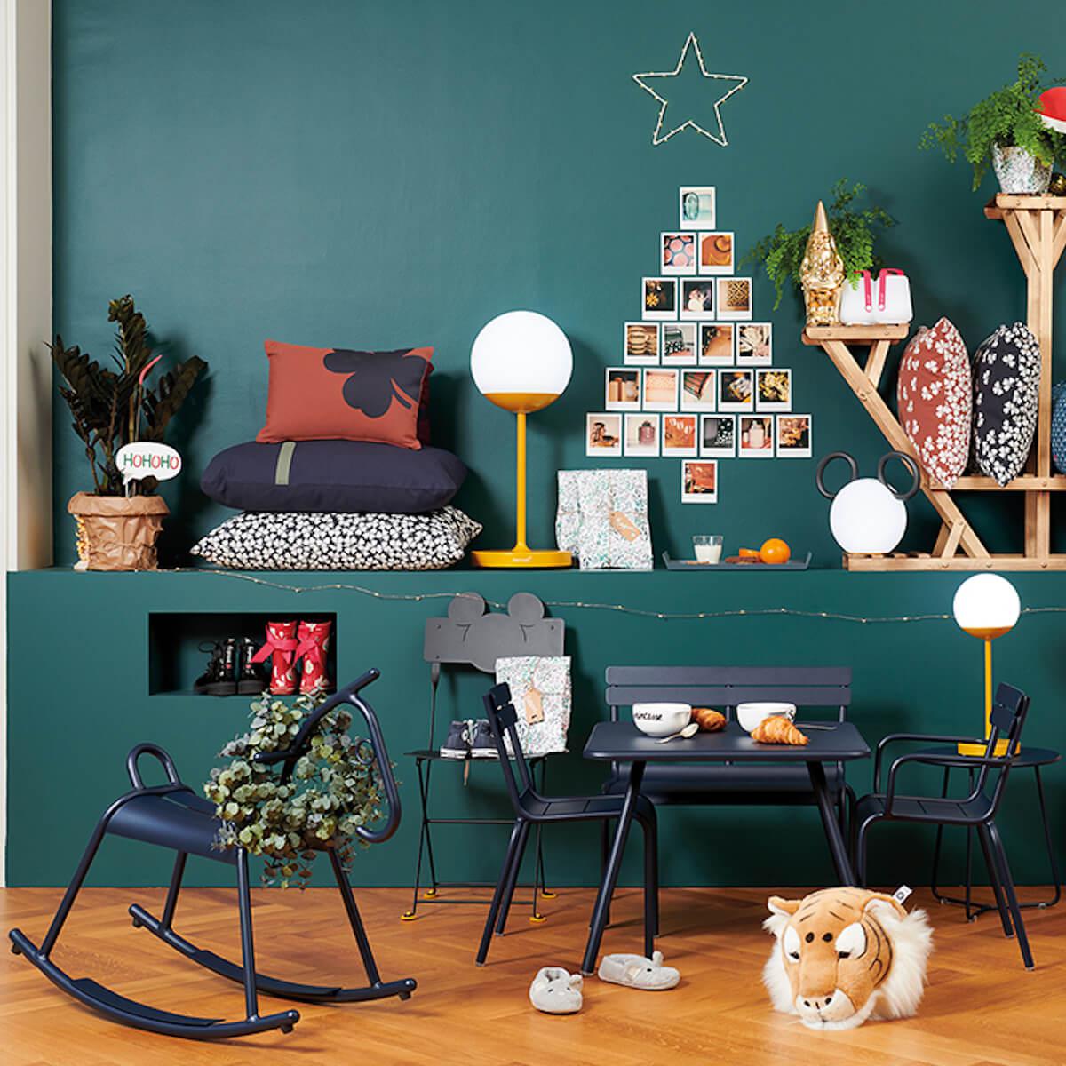 Banc LUXEMBOURG KIDS Fermob gris lapilli