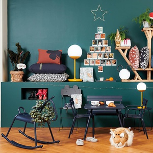 Banc LUXEMBOURG KIDS Fermob gris lapilli