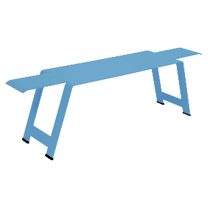 Banc ORIGAMI Fermob bleu maya