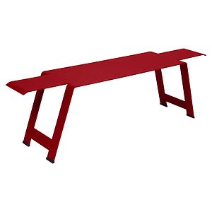 Banc ORIGAMI Fermob rouge coquelicot