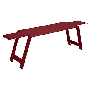 Banc ORIGAMI Fermob rouge piment