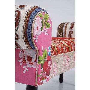 Banc PATCHWORK Kare Design rouge