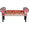 Banc PATCHWORK Kare Design rouge