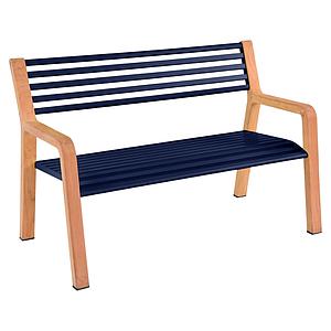 Banc SOMERSET Fermob bleu abysse