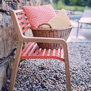 Banc SOMERSET Fermob bleu acapulco