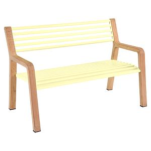 Banc SOMERSET Fermob citron givré