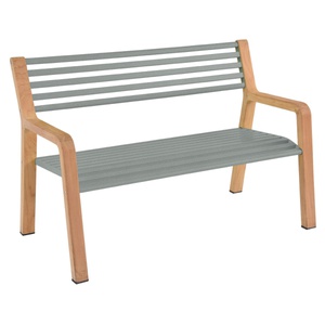 Banc SOMERSET Fermob gris lapili 