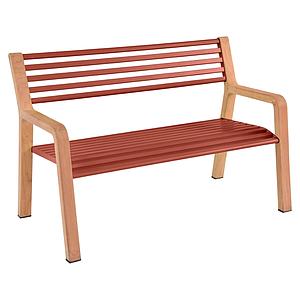 Banc SOMERSET Fermob rouge ocre