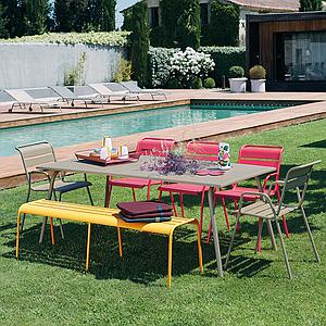 Banc XL MONCEAU Fermob menthe glaciale