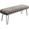 Banquette 128cm WEAVE Kare Design gris