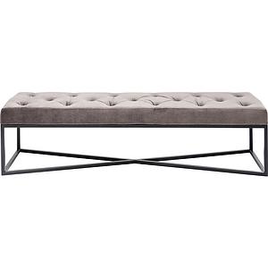 Banquette 150x40cm CROSSOVER Kare Design gris-noir