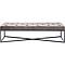 Banquette 150x40cm CROSSOVER Kare Design gris-noir