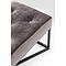 Banquette 150x40cm CROSSOVER Kare Design gris-noir
