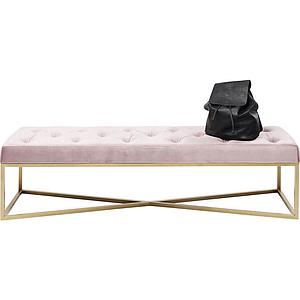 Banquette 150x40cm CROSSOVER Kare Design rose laiton