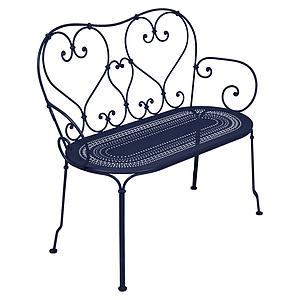 Banquette 1900 Fermob bleu abysse