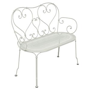 Banquette 1900 Fermob gris argile